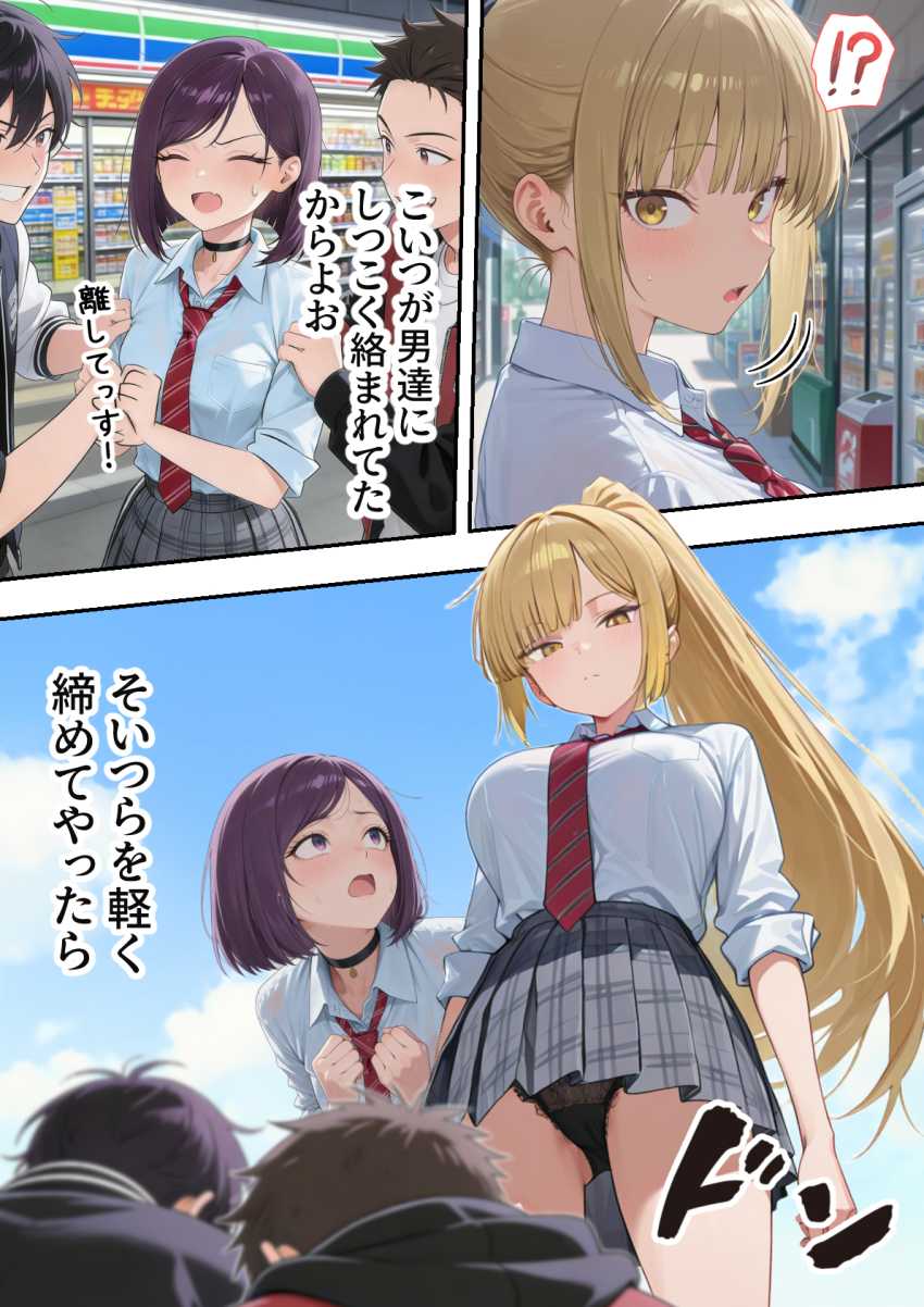 【エロ同人】ギャルさん「そんじゃあ一発イッとくかw」助けたギャルに懐かれハーレム突入【ボクの部屋が1軍ギャル達の溜まり場になっている件について4】