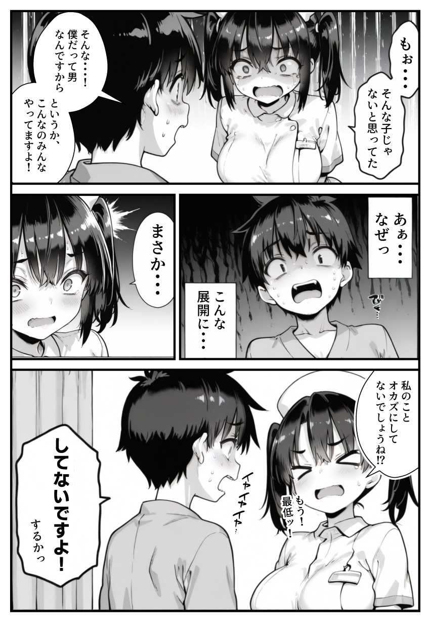 【エロ同人】男くん「僕のでイクの何回目ですかッ！？♥」患者で性欲発散させる看護師さん【セックス依存症の人妻ナースは今日も性欲を我慢できない6】