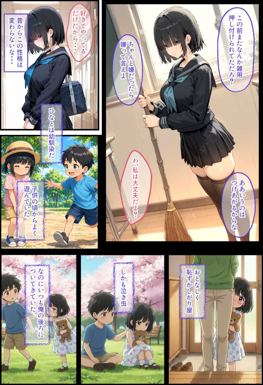 【エロ同人】男さん「僕が初めての男っ♥」幼馴染だからと油断してたら寝取られた【気弱な幼馴染は簡単に寝取られる】