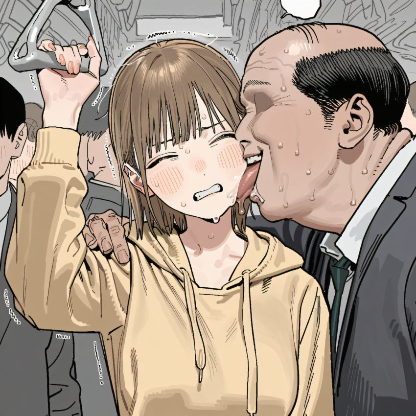 【画像】電車でチ●ンされたJKさんホテルに連れ込まれおもちゃにされてしまう