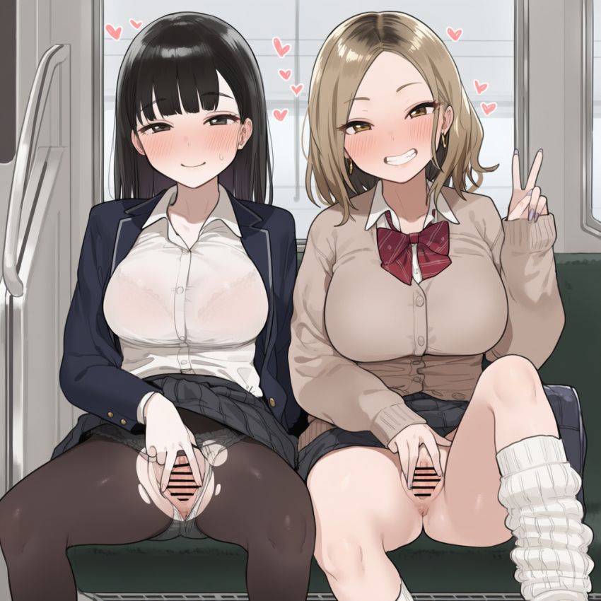 【画像】ギャルさん「おじさんめっちゃ変態じゃーん♥」常識改変された世界でJKに襲われるｗ