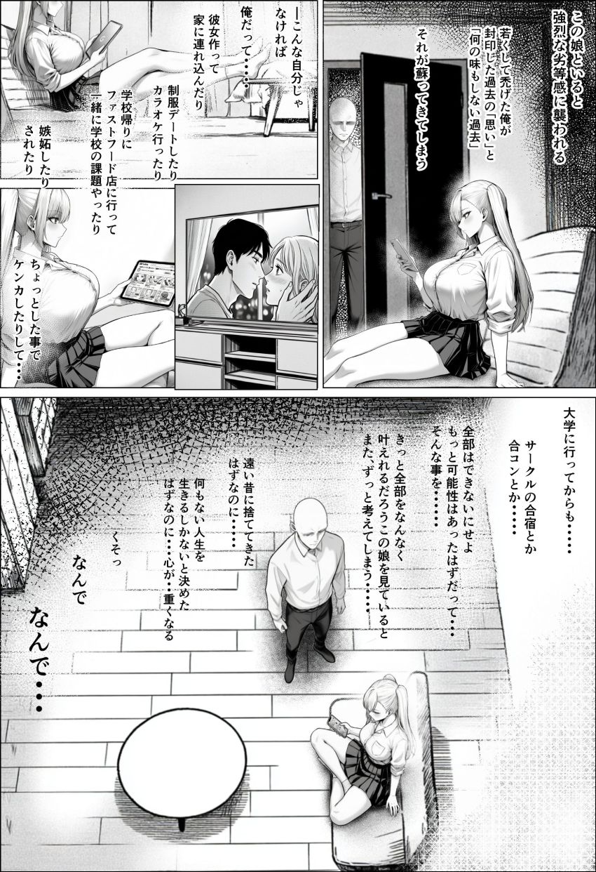 【同人】ギャルさん「一回だけだからね…」【きみの体液を飲み尽くしたいー弱男との同情セックスでまさかの体液びしょ濡れ連続絶頂ー】