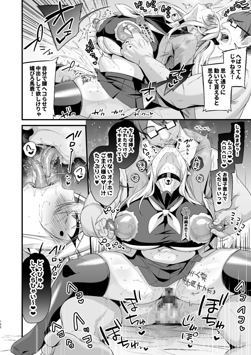 【同人】ギャルさん「いいどごっ♥あだって…ぐッんっ♥♡ンギッ♥」ヤリマンビッチの誕生秘話【ミヤちゃん1年調教総集編】