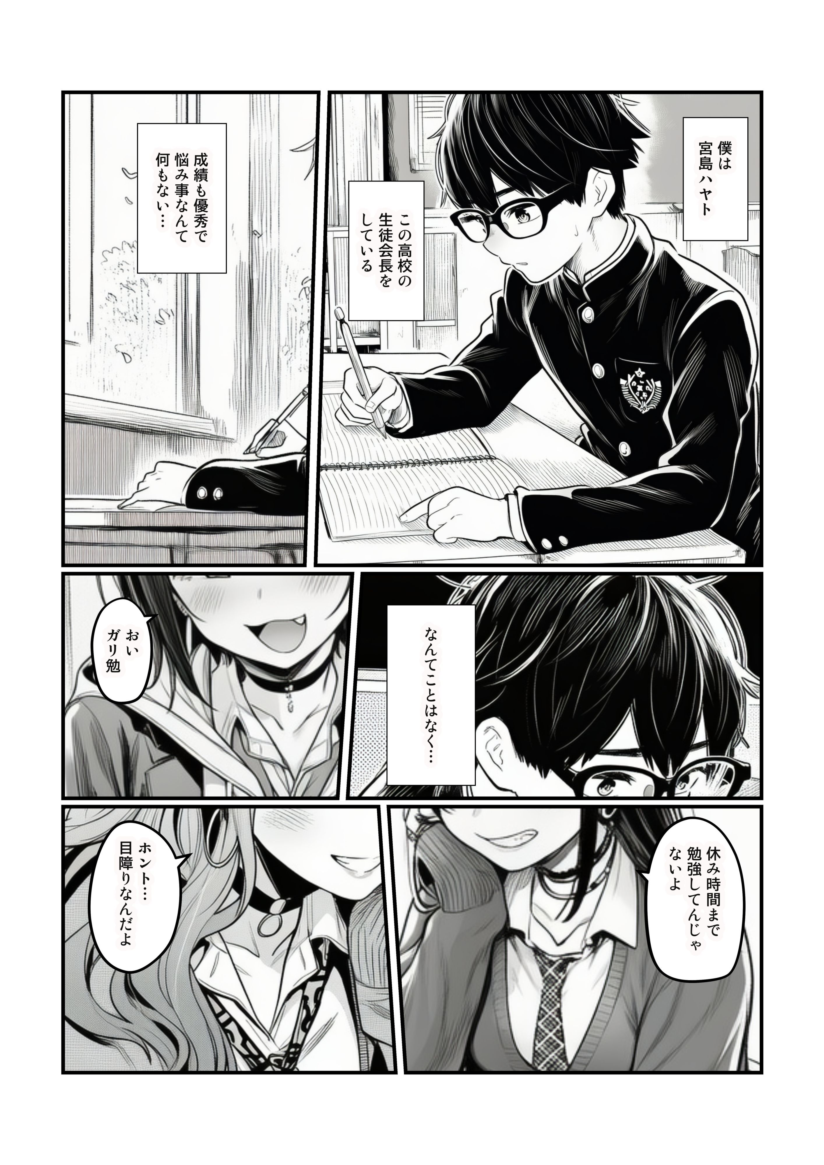 【同人】ギャルさん「これ…口に収まりきるかな…」【【快楽堕ちする一軍ギャルたち】巨根の僕が沼らせた】のトップ画像