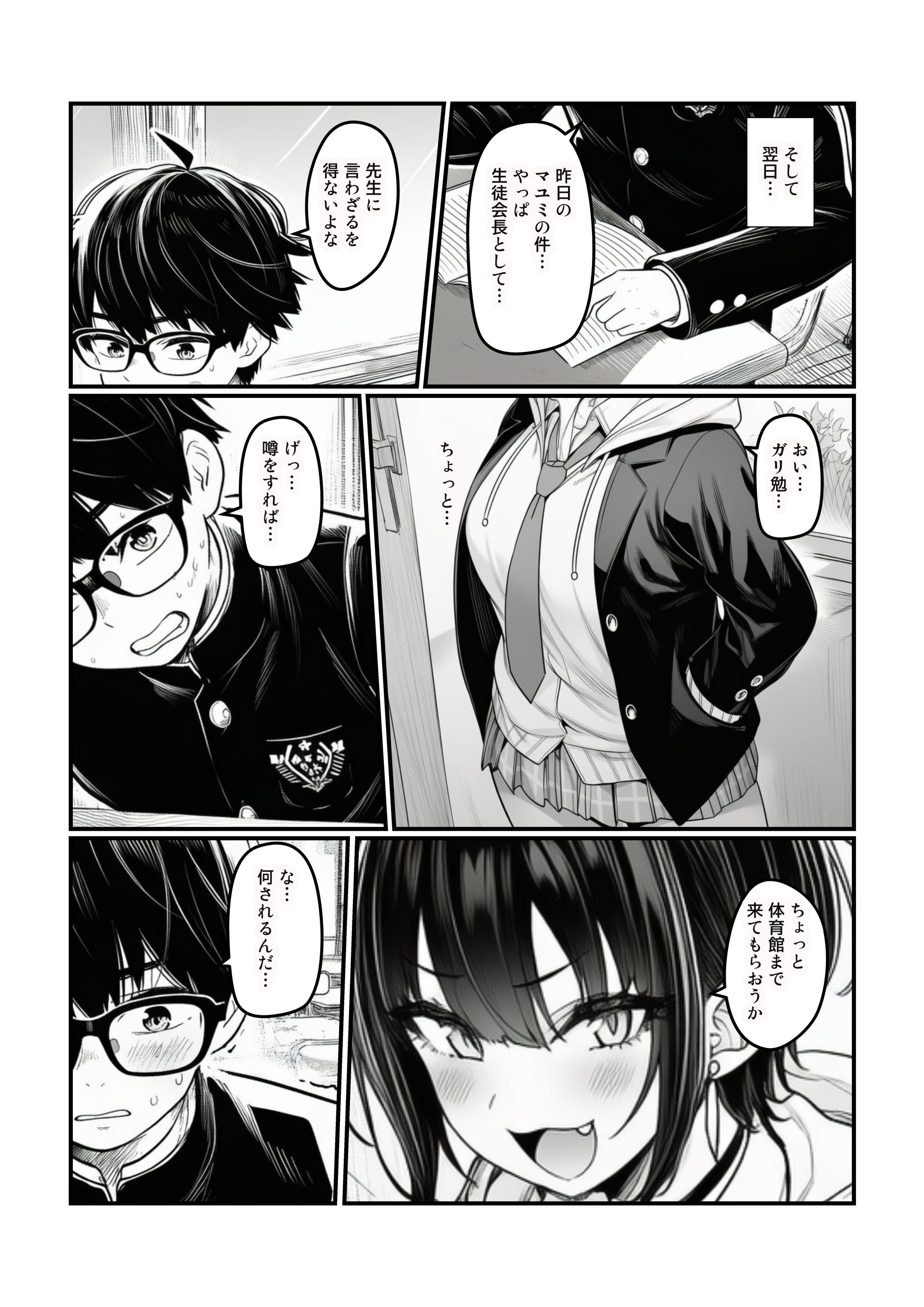 【同人】ギャルさん「これ…口に収まりきるかな…」【【快楽堕ちする一軍ギャルたち】巨根の僕が沼らせた】