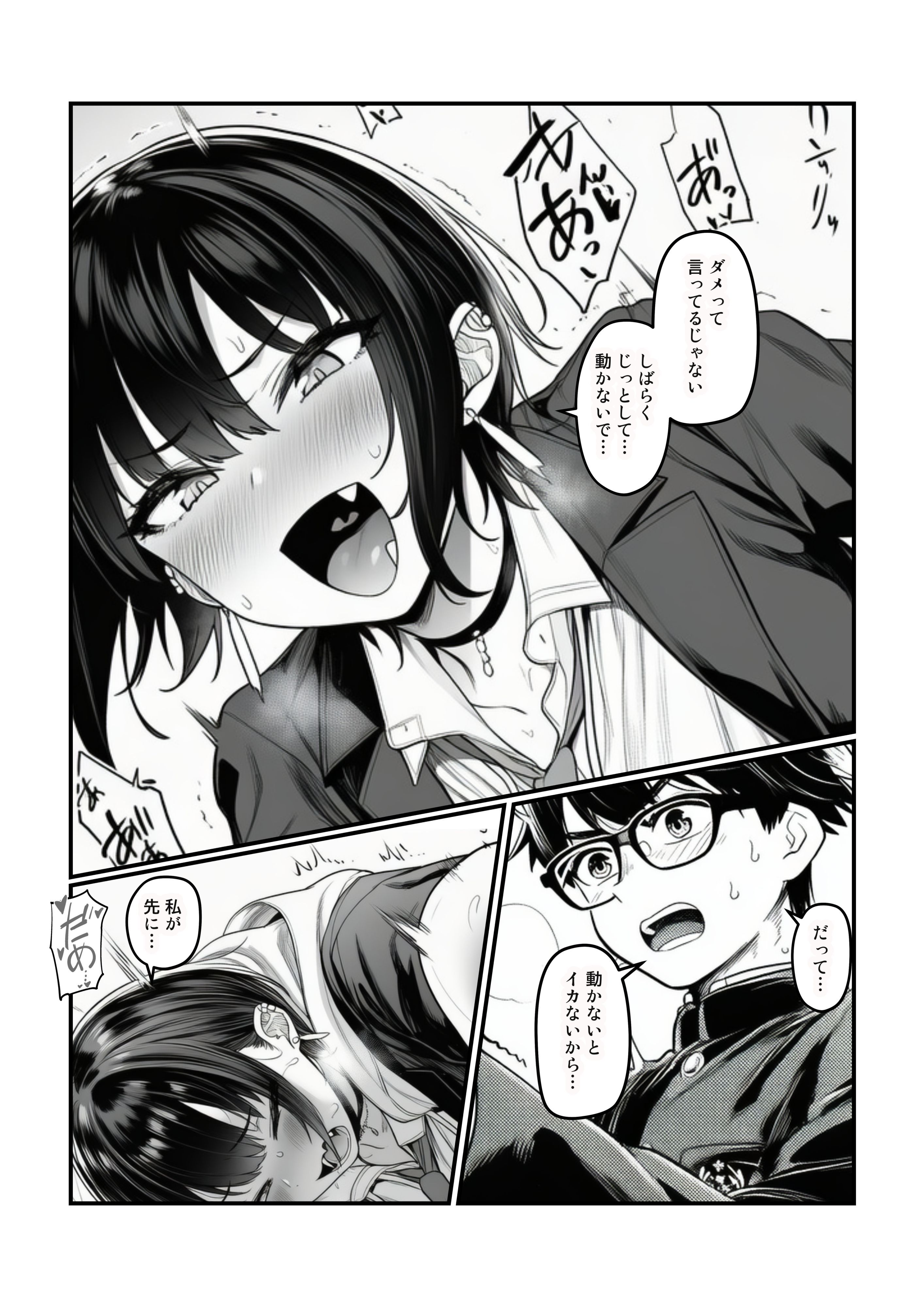 【同人】ギャルさん「これ…口に収まりきるかな…」【【快楽堕ちする一軍ギャルたち】巨根の僕が沼らせた】