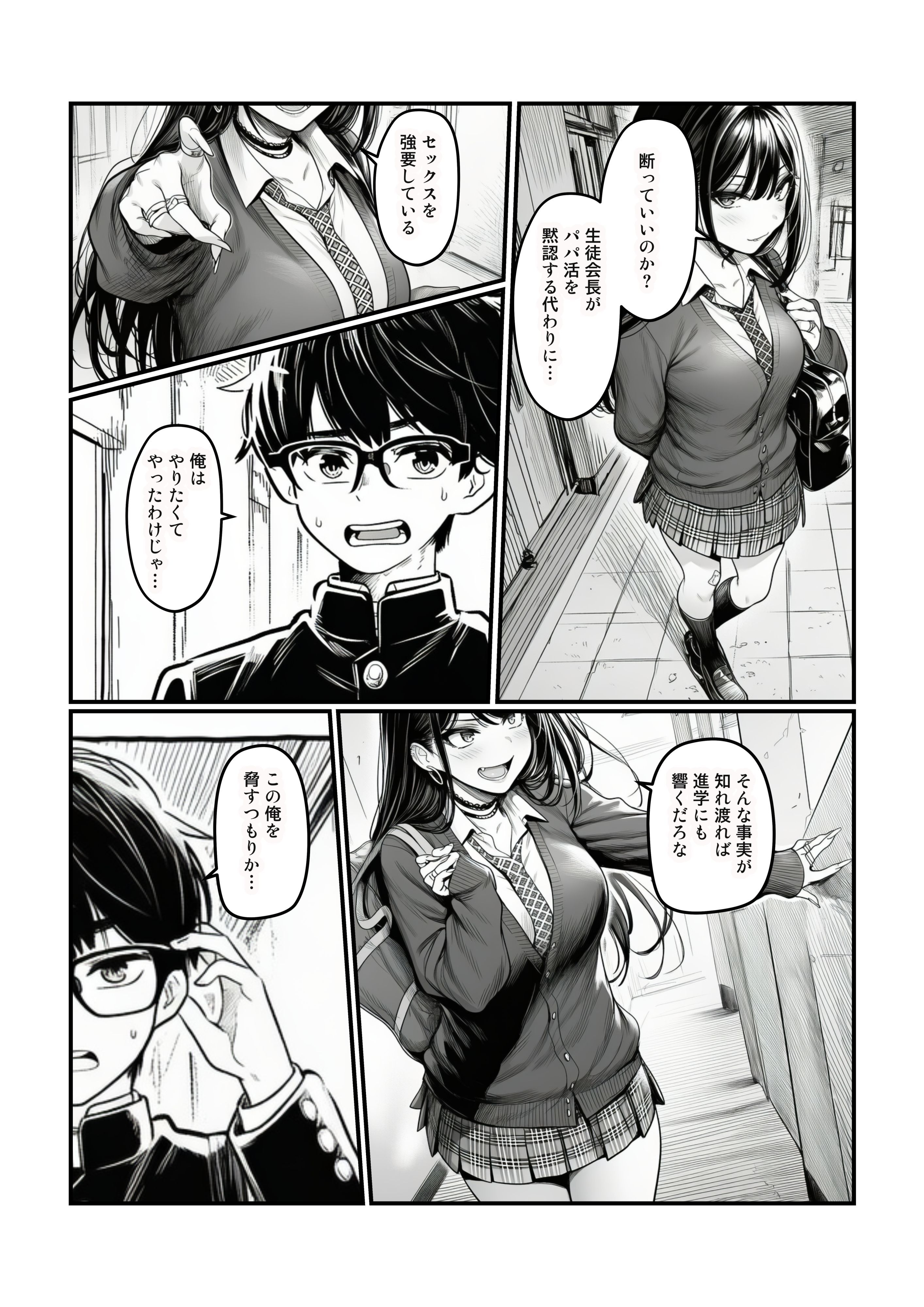 【同人】ギャルさん「これ…口に収まりきるかな…」【【快楽堕ちする一軍ギャルたち】巨根の僕が沼らせた】