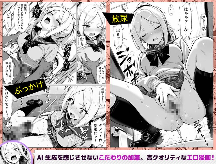 【同人】男さん「今日からゆっくり調教してやる♥」親友の将来と尊厳をかけた極限の100日。【100日後に妊娠する女子校生 ～井高 美優莉 編～】
