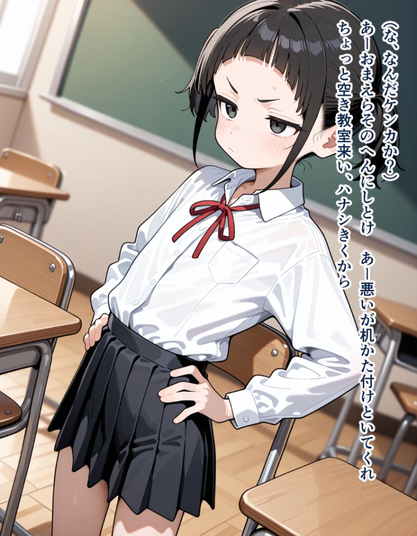 【画像】JKさん「いっ言うこと聞きますからっ…痛くしないで…っ」ちょっと足りないJKさんをわからせる