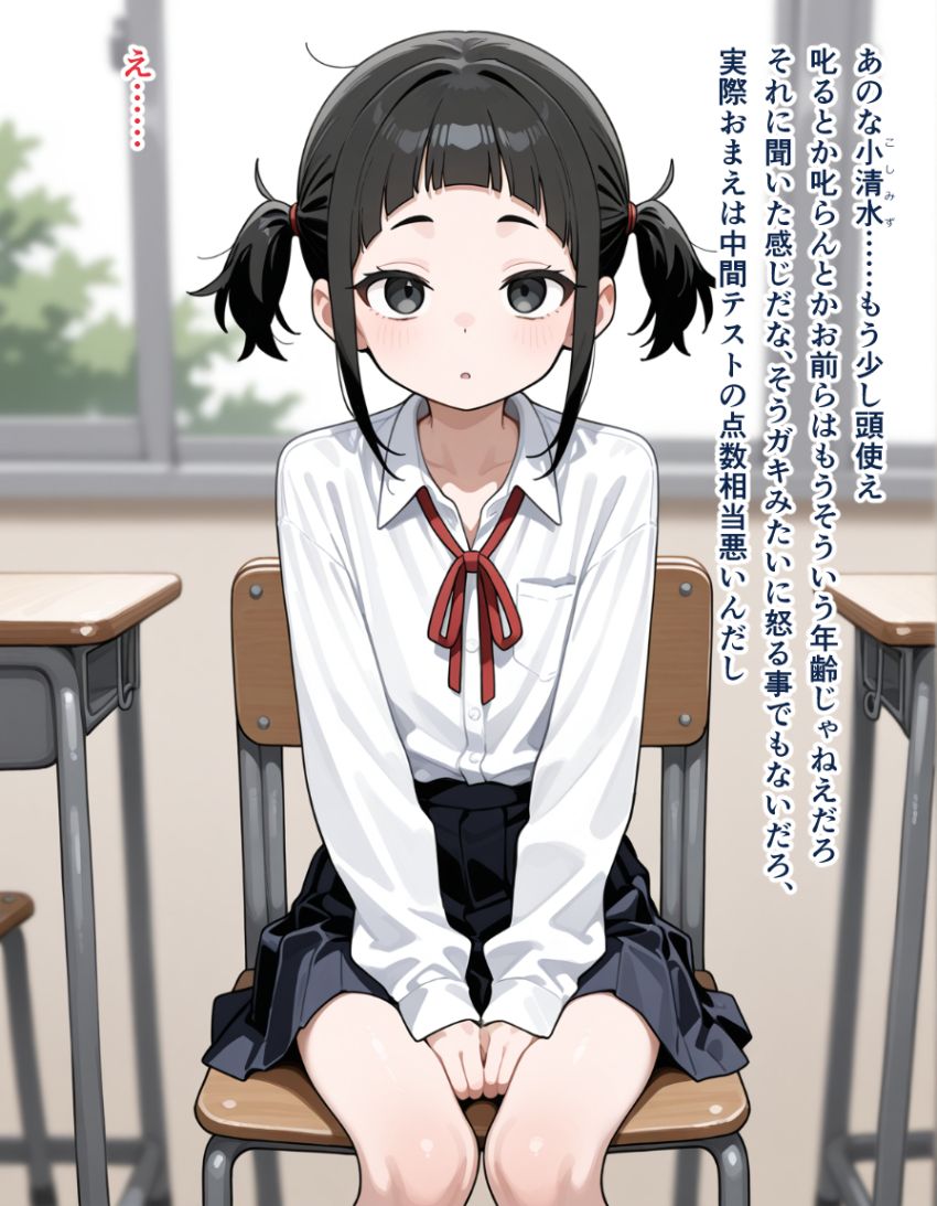 【画像】JKさん「いっ言うこと聞きますからっ…痛くしないで…っ」ちょっと足りないJKさんをわからせる