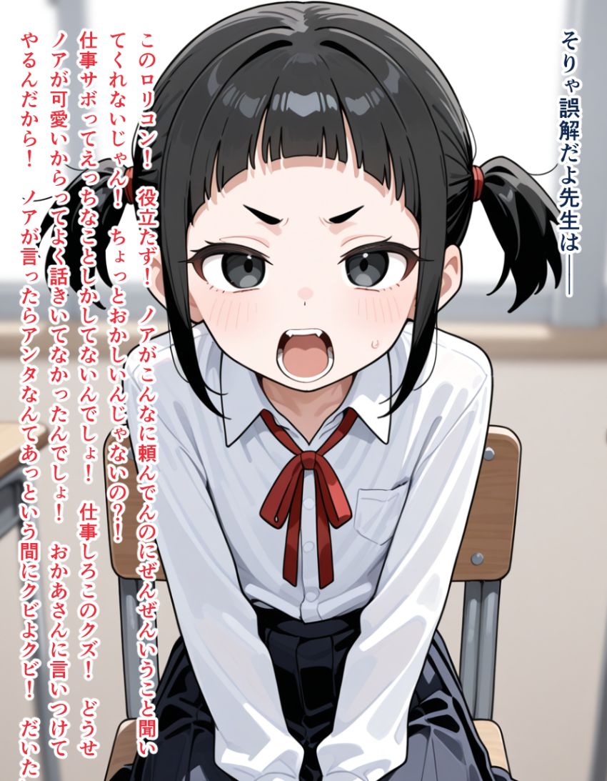 【画像】JKさん「いっ言うこと聞きますからっ…痛くしないで…っ」ちょっと足りないJKさんをわからせる