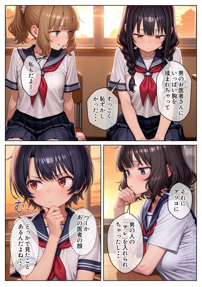 【同人】女さん「本当にこれ検査だよね…？」実の妹とその友達に、エッチな身体検査やり放題【妹のクラスの身体検査に潜入してみた2】