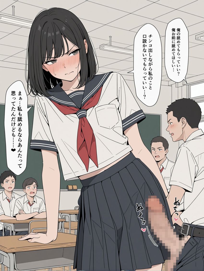 【画像】JKさん「あんまり見ないでよぅ…」性教育で正しい知識を身につけて楽しいセッ●スを