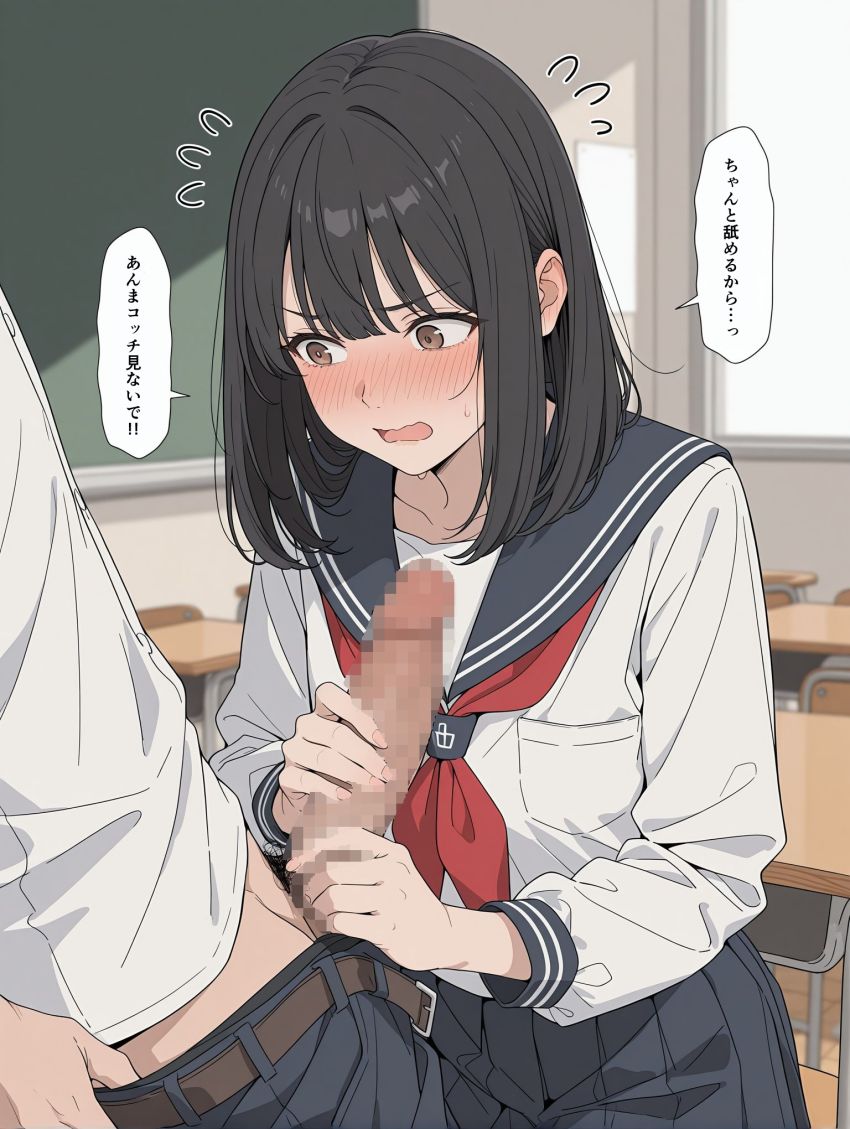 【画像】JKさん「あんまり見ないでよぅ…」性教育で正しい知識を身につけて楽しいセッ●スを