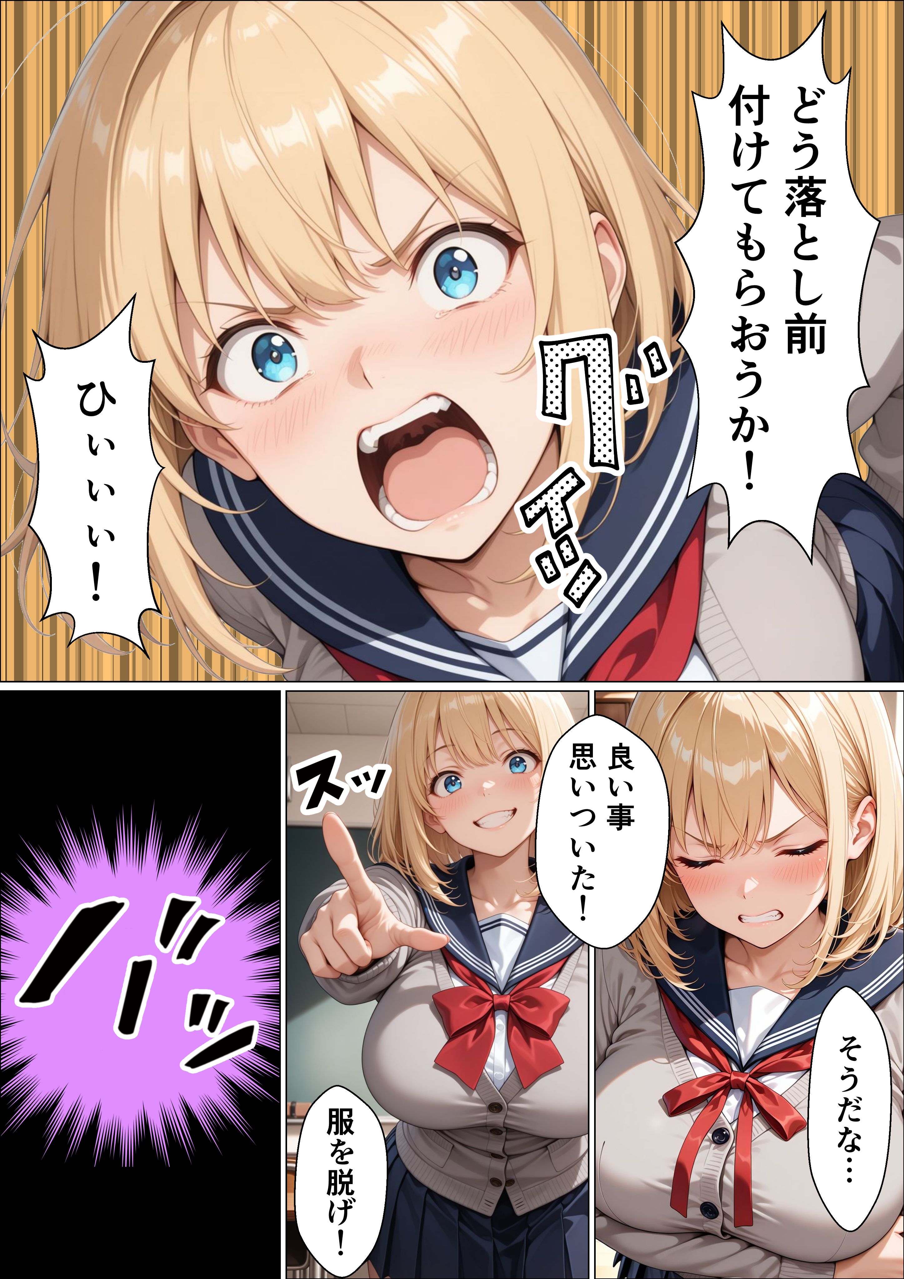 【画像】ギャルさん「フェラだけだからね…！」【女番長ギャルが事故で自分をかばった陰キャ転校生にご奉仕セックスする話】