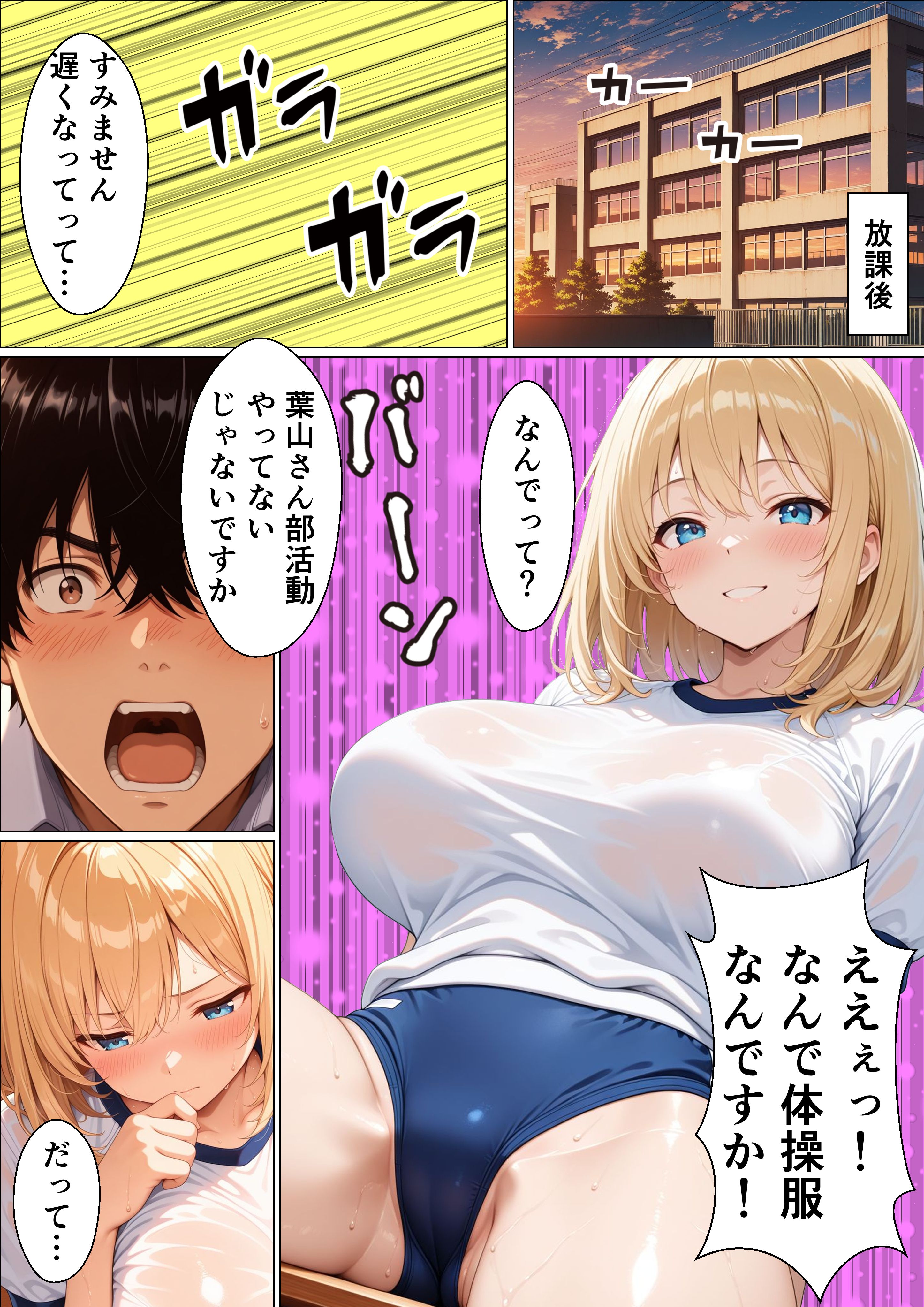 【画像】ギャルさん「フェラだけだからね…！」【女番長ギャルが事故で自分をかばった陰キャ転校生にご奉仕セックスする話】