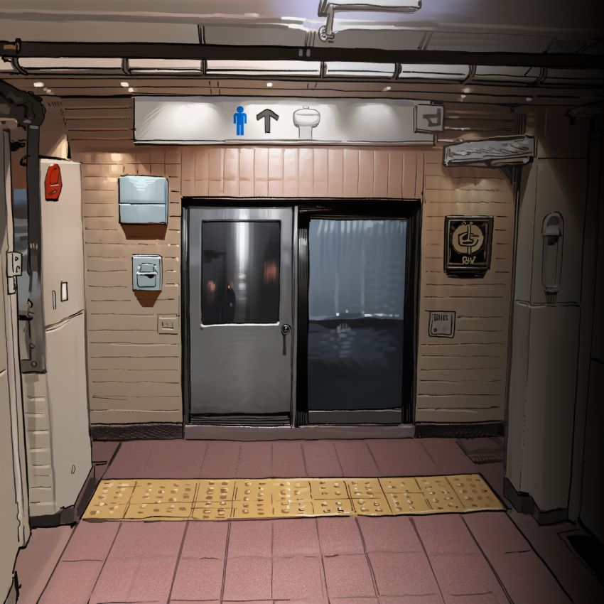 【画像】電車でチ●ンに会ったJKさんが多目的トイレに連れ込まれ大量中出し【月曜日のたわわ】
