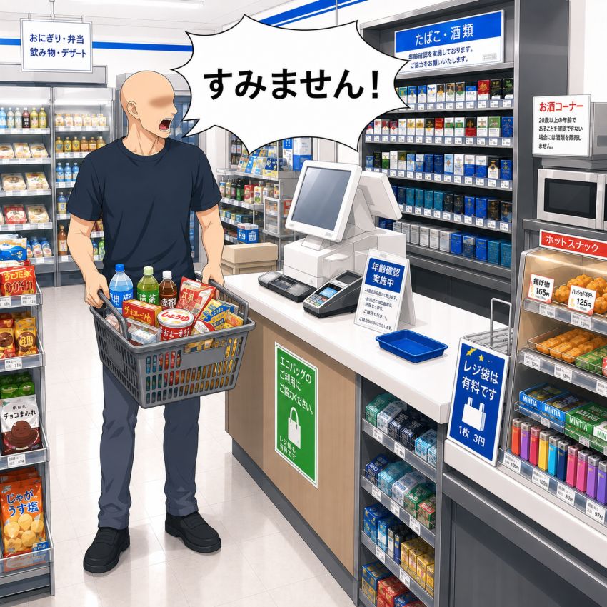 【画像】女さん「準備しますので少々お待ちください…」コンビニの支払いを催眠アプリで会計してみた