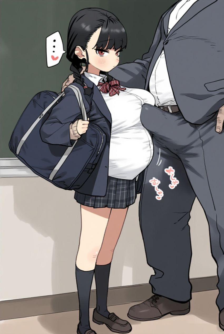 【画像】男さん「生意気な態度しやがって♥」身体だけが取り柄のJKさんにしっかりわからせる