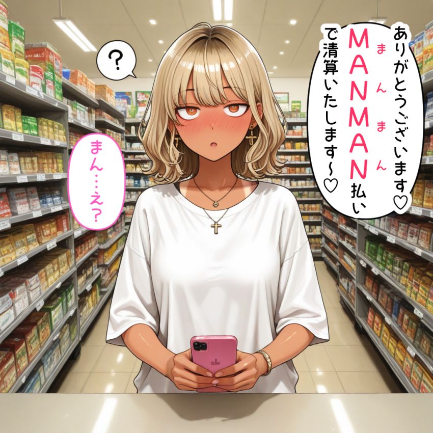 【画像】男さん「こちら本日のポイント(精子)になりま～す♥」支払い時に見せると誰とでもエッチできる催眠ま●こ決済アプリ