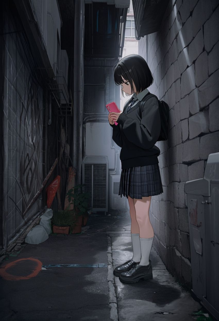 【画像】パパ活で出会ったおじさんとのエッチが忘れられないJKさん
