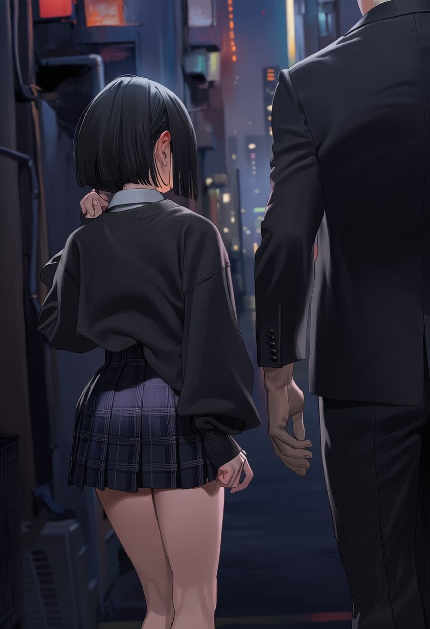 【画像】パパ活で出会ったおじさんとのエッチが忘れられないJKさん