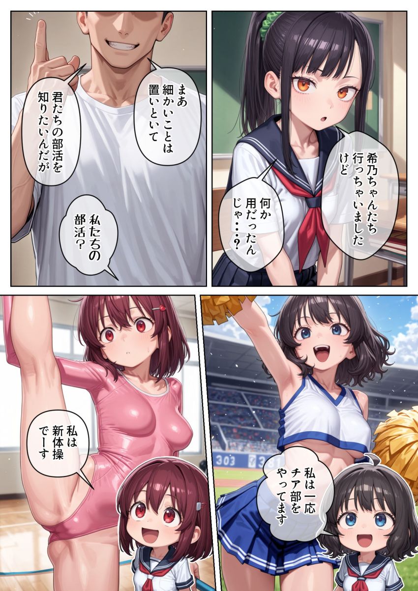 【同人】男さん「もしかして緊張してる～？♥」妹の友達に、エッチな身体検査やり放題！ ついでに先生も？【妹のクラスの身体検査に潜入してみた3】