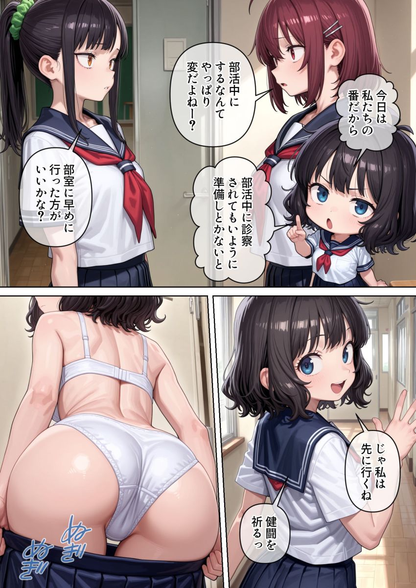【同人】男さん「もしかして緊張してる～？♥」妹の友達に、エッチな身体検査やり放題！ ついでに先生も？【妹のクラスの身体検査に潜入してみた3】