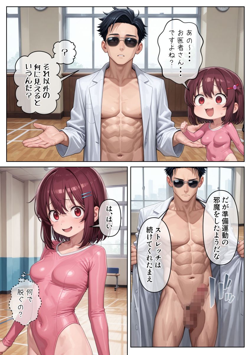 【同人】男さん「もしかして緊張してる～？♥」妹の友達に、エッチな身体検査やり放題！ ついでに先生も？【妹のクラスの身体検査に潜入してみた3】