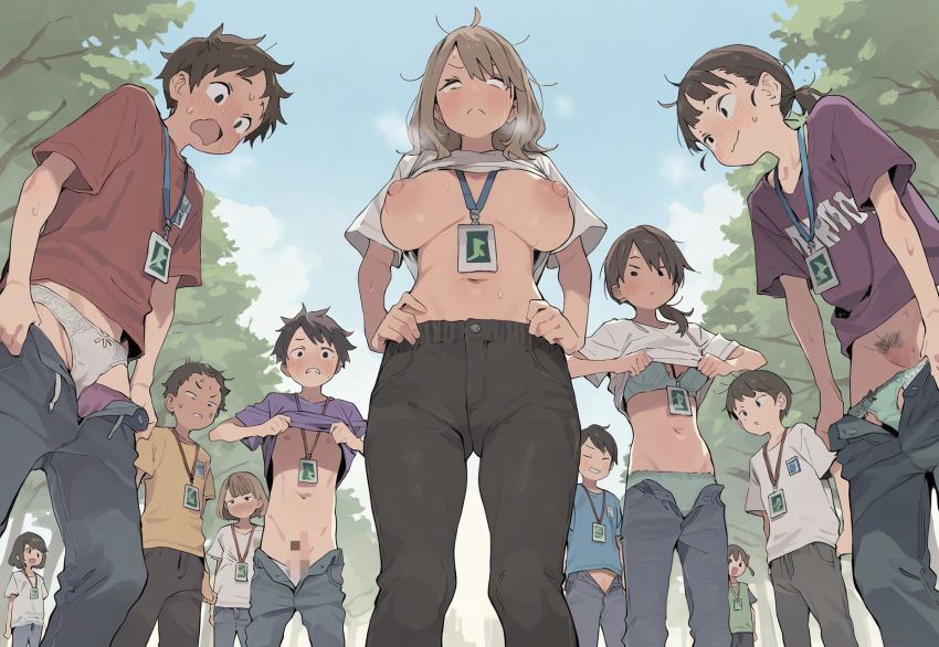 【画像】男くん「やっべ～♥これ全部孕ませていいのかよ～♥」夏のラジオ体操から体育祭まで常識改変でヤリまくり