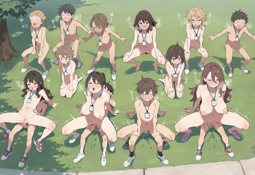 【画像】男くん「やっべ～♥これ全部孕ませていいのかよ～♥」夏のラジオ体操から体育祭まで常識改変でヤリまくり