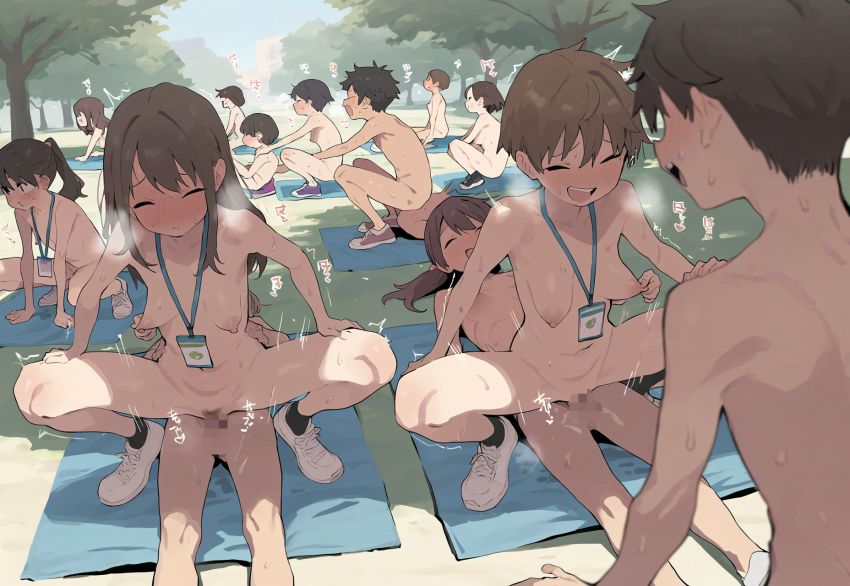 【画像】男くん「やっべ～♥これ全部孕ませていいのかよ～♥」夏のラジオ体操から体育祭まで常識改変でヤリまくり