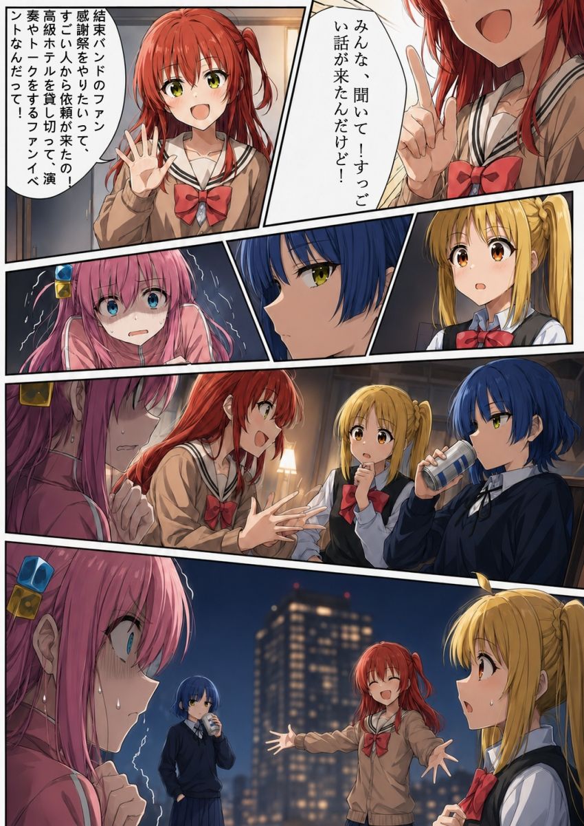 【画像】女さん「やだやだやだ…これ…枕営業だよね…」メジャーデビューと唆されオジサンたちに弄ばれるバンド女さん達【ぼっち・ざ・ろっく】