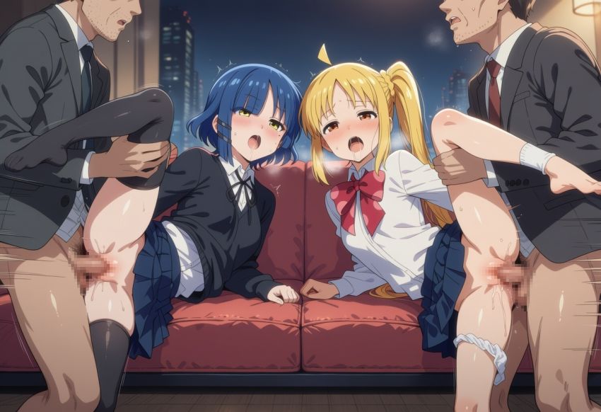 【画像】女さん「やだやだやだ…これ…枕営業だよね…」メジャーデビューと唆されオジサンたちに弄ばれるバンド女さん達【ぼっち・ざ・ろっく】