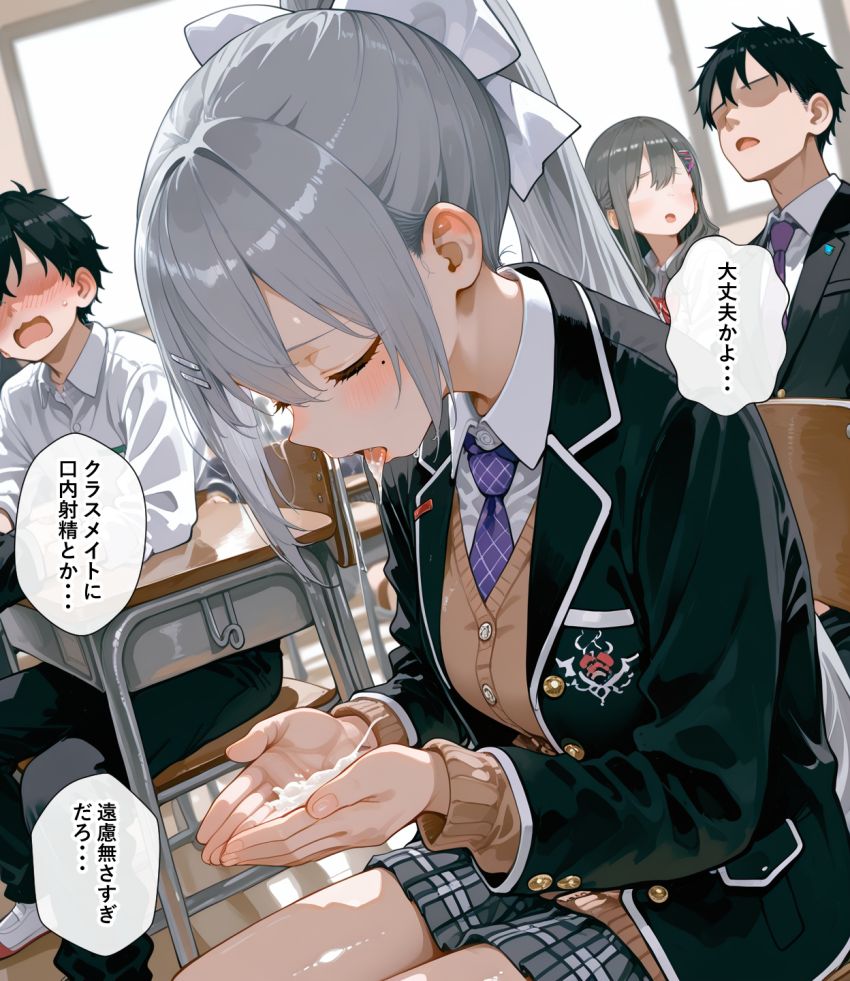 【画像】JKさん「はぁ！？なんでウチが性処理係をせなあかんの？」狂暴JKさん渋々クラスの性処理係を引き受ける