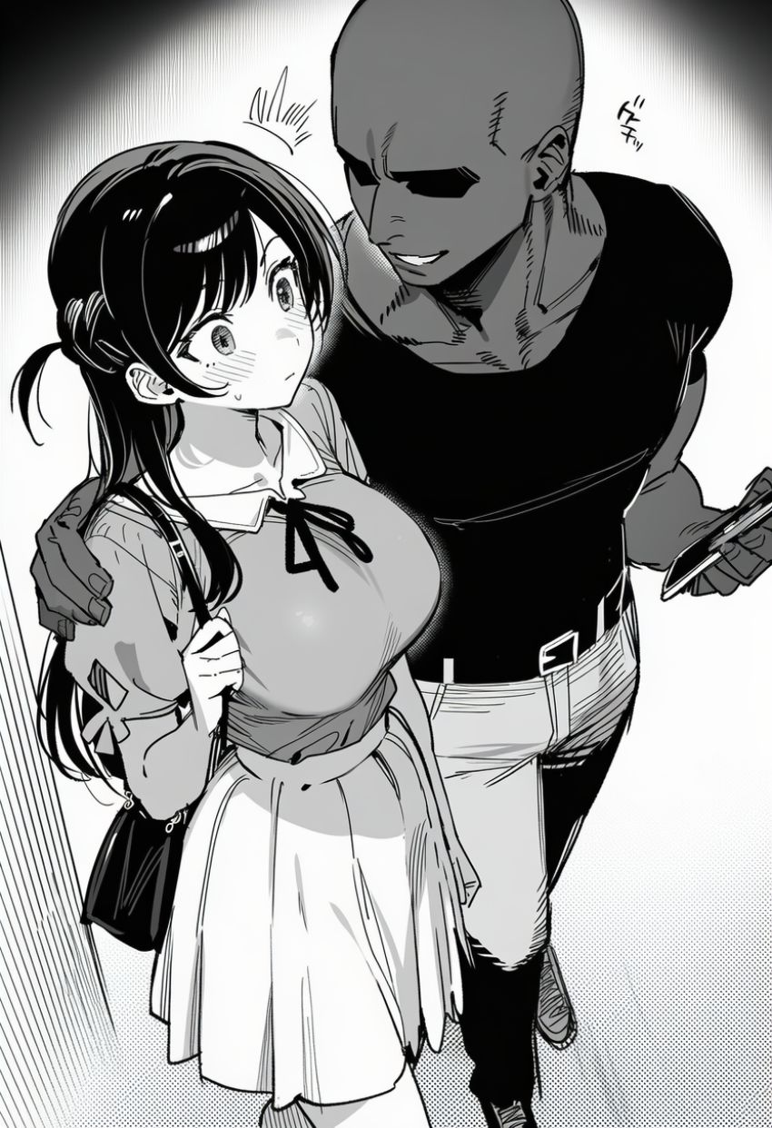 【画像】彼氏とのセッ●スを写真に撮られ脅されてしまう彼女【彼女、お借りします】