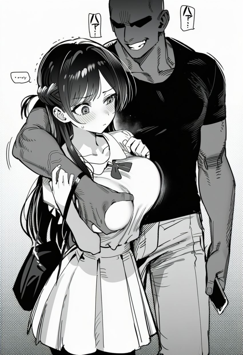 【画像】彼氏とのセッ●スを写真に撮られ脅されてしまう彼女【彼女、お借りします】