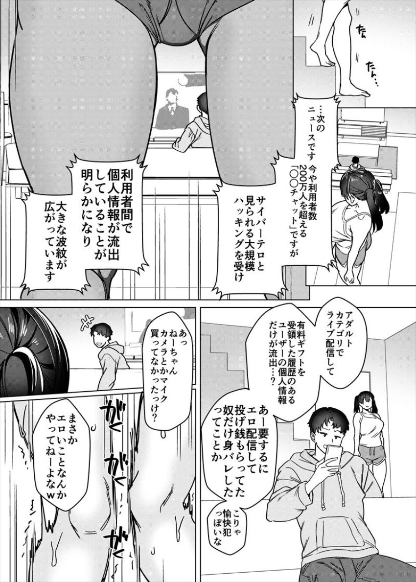 【同人】女さん「まぁ本当は処●なんだけど…」【ビジネスビッチキャラでHな配信してるだけで本当（リアル）は処女なんですけど！】