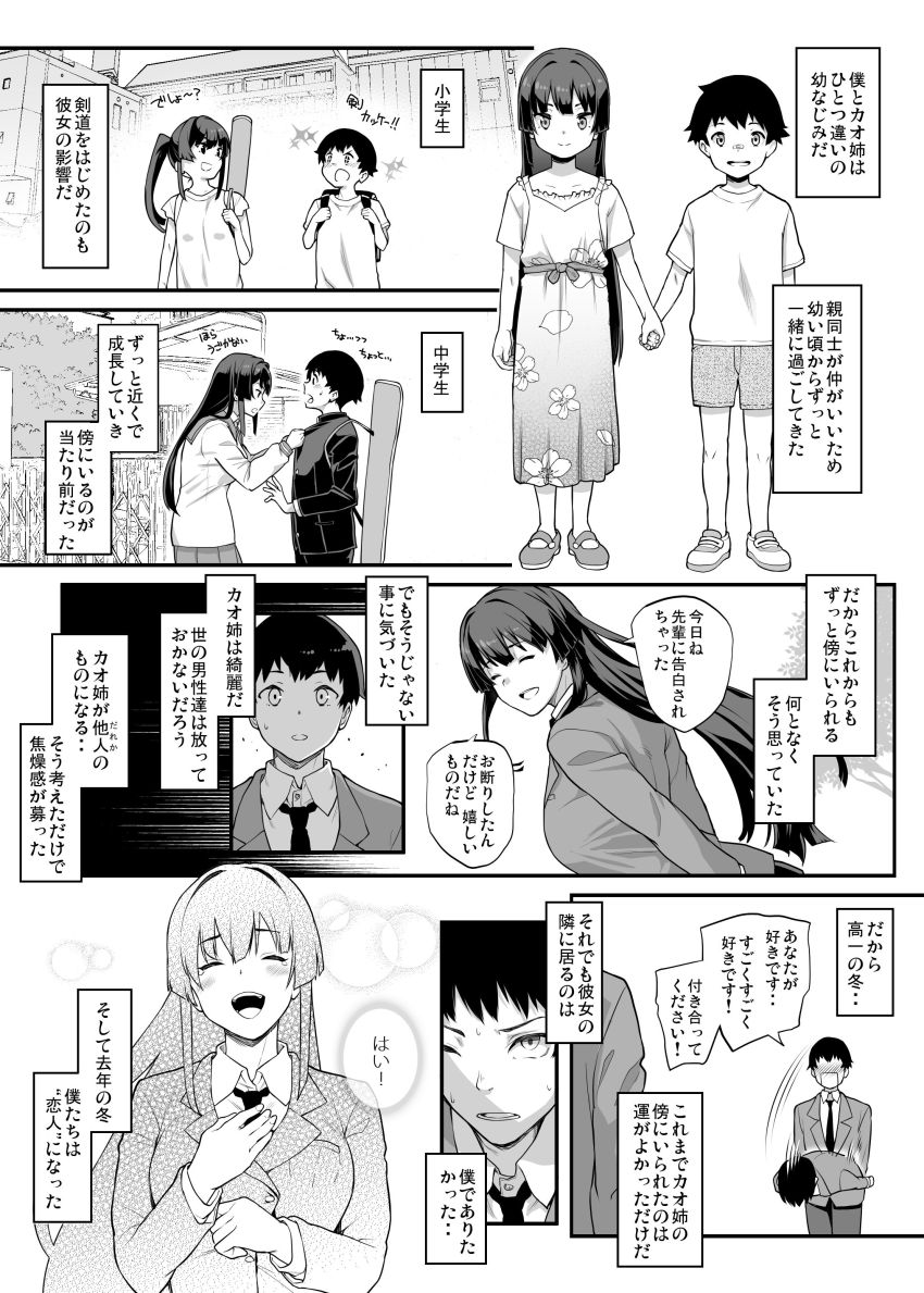 【同人】男さん「早く終わらせたいんだろ？もっと動け♥」【剣道部主将で幼馴染の美人で強い僕の彼女が、チャラ男にあっさり堕とされるわけがない】
