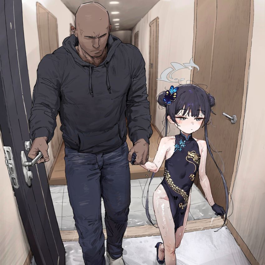 【画像】深夜にびしょ濡れで徘徊している女さんを連れ込んで足腰立たなくなるまでハメ倒す【ブルアカ】