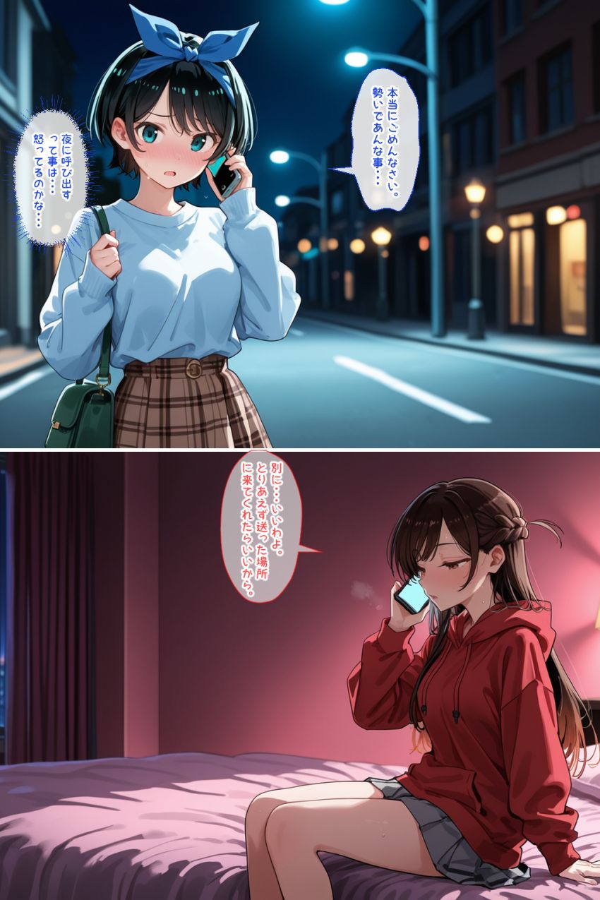 【同人】男さん「チッ…抵抗すんなよ…」自分を騙した女をラブホへ呼び出し男二人がかりで無理矢理ヤってしまう【142P！！全部嘘ついた瑠夏ちゃんのせいだから。】