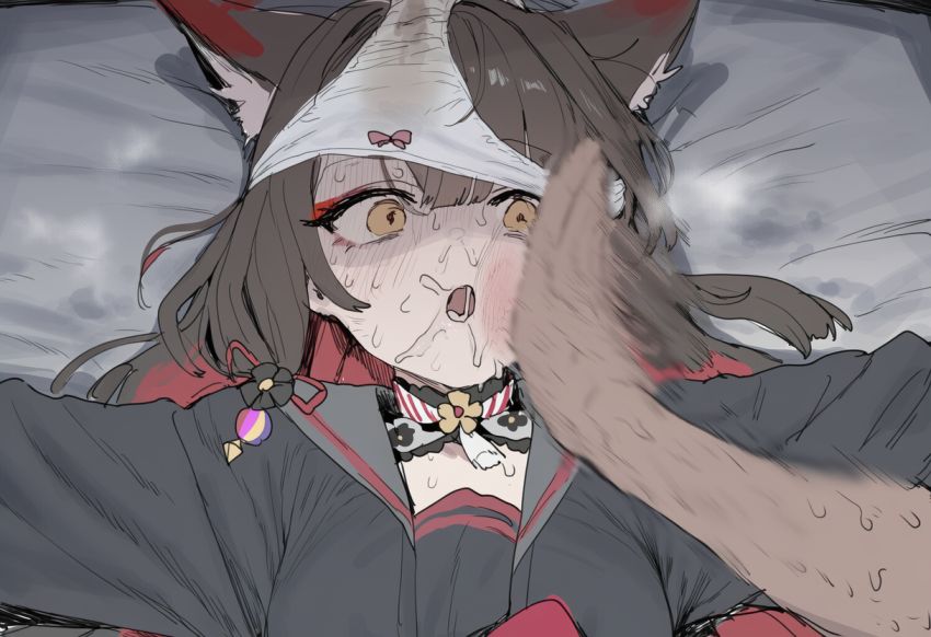 【画像】おじさんに連れ去られてしまった女さん抵抗できずにいいようにサレてしまう【ブルアカ】
