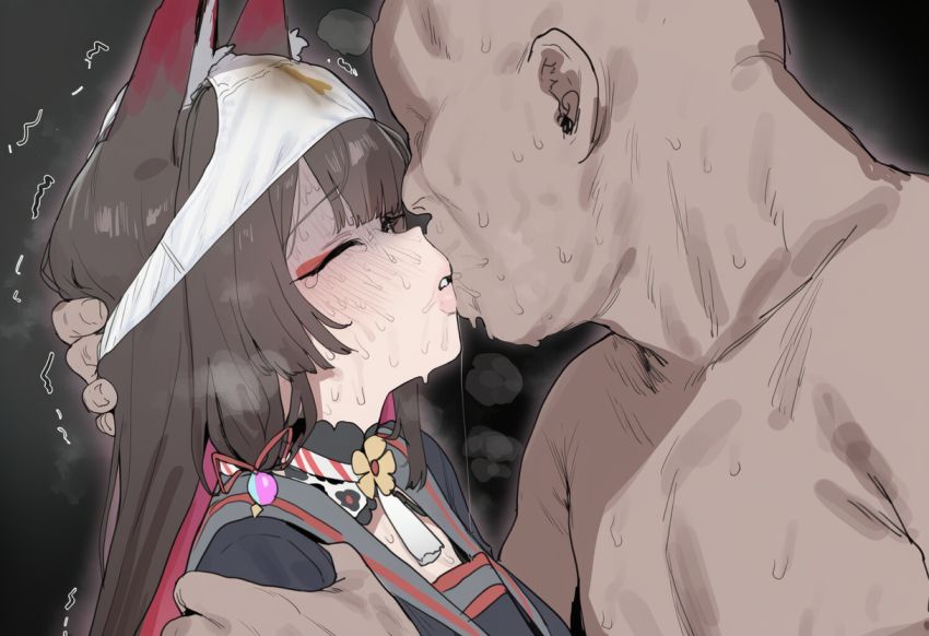 【画像】おじさんに連れ去られてしまった女さん抵抗できずにいいようにサレてしまう【ブルアカ】