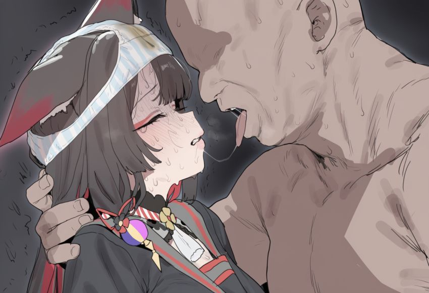 【画像】おじさんに連れ去られてしまった女さん抵抗できずにいいようにサレてしまう【ブルアカ】
