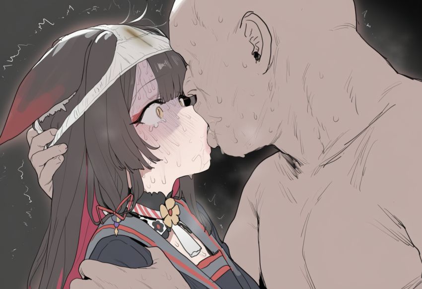【画像】おじさんに連れ去られてしまった女さん抵抗できずにいいようにサレてしまう【ブルアカ】
