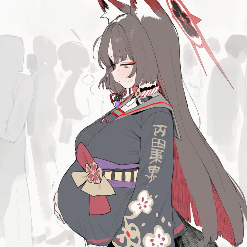 【画像】おじさんに連れ去られてしまった女さん抵抗できずにいいようにサレてしまう【ブルアカ】