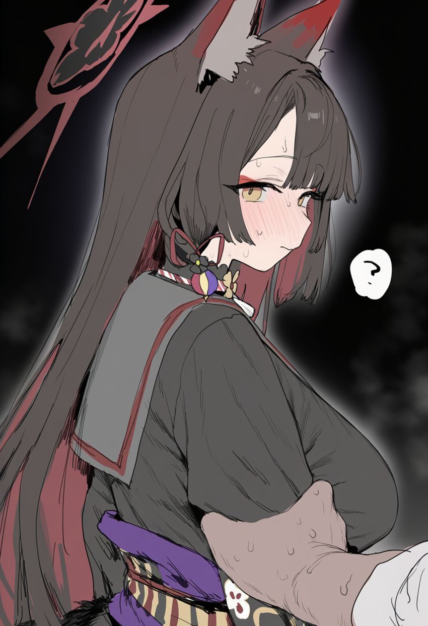 【画像】おじさんに連れ去られてしまった女さん抵抗できずにいいようにサレてしまう【ブルアカ】