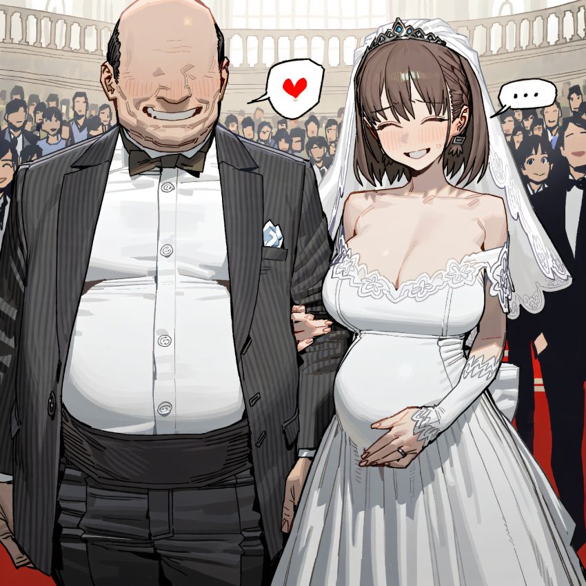 【画像】寝取られた元カノの結婚式に招待された男さんがみじめすぎるｗ【月曜日のたわわ】