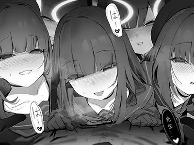 「まだこんなに出るんだ…♡」全員攻略イける？逝っちゃう？ ♂１vs♀複数のハーレム画像♪